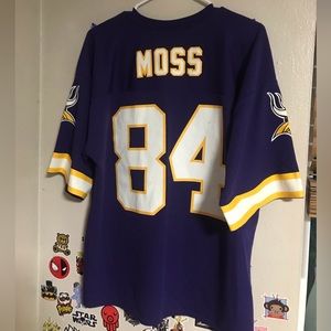 Randy Moss Minnesota Vikings vintage 90s "logo athletic" jersey